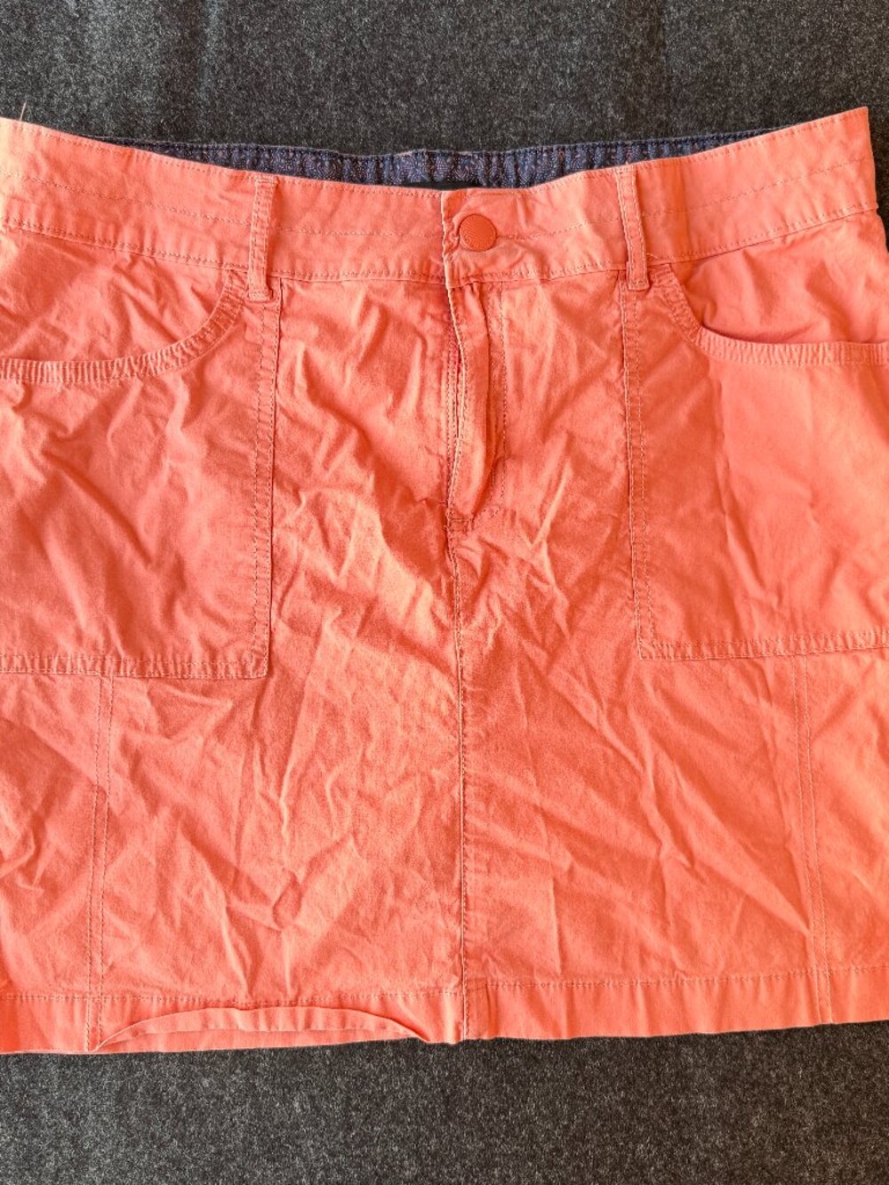Lee Salmon Pink Skort Size 14 Casual Summer Skirt